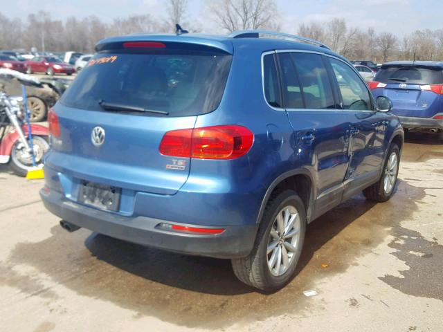 WVGSV7AX3HK040731 - 2017 VOLKSWAGEN TIGUAN WOL BLUE photo 4