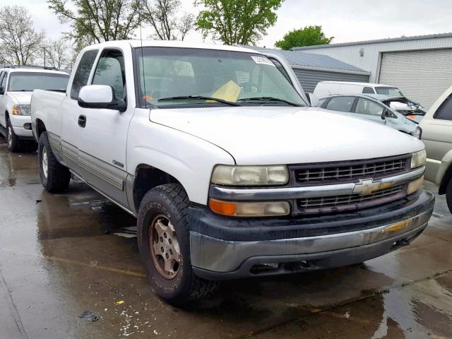 2GCEK19T0X1272176 - 1999 CHEVROLET SILVERADO WHITE photo 1