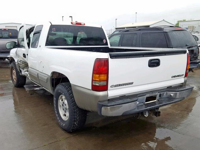 2GCEK19T0X1272176 - 1999 CHEVROLET SILVERADO WHITE photo 3