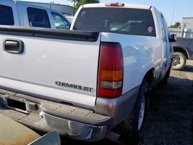 2GCEK19T0X1272176 - 1999 CHEVROLET SILVERADO WHITE photo 4