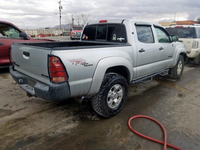 5TELU42N25Z073203 - 2005 TOYOTA TACOMA DOUBLE CAB  照片 4