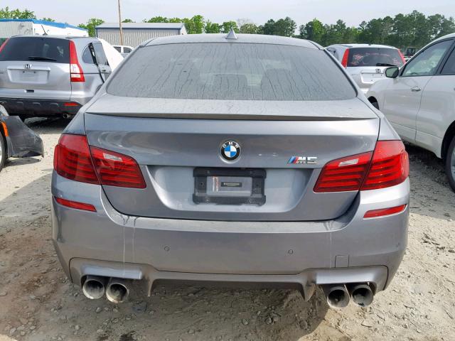 WBSFV9C54ED593118 - 2014 BMW M5 GRAY photo 9