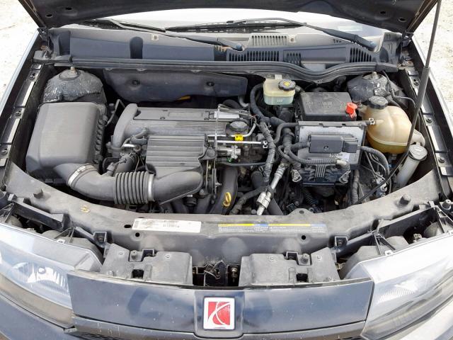 1G8AJ52F93Z126111 - 2003 SATURN ION LEVEL BLACK photo 7