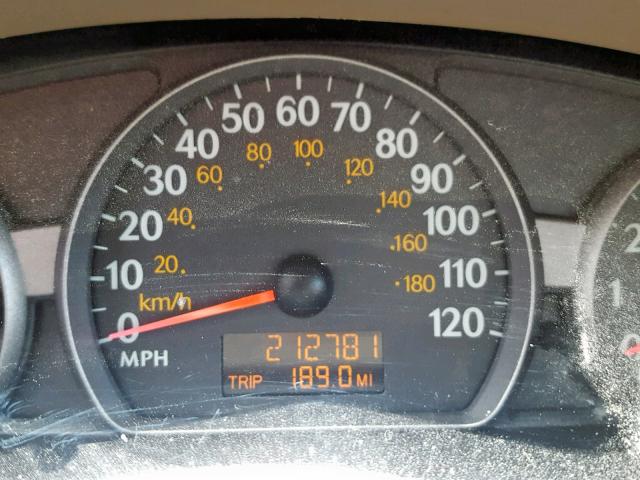 1G8AJ52F93Z126111 - 2003 SATURN ION LEVEL BLACK photo 8