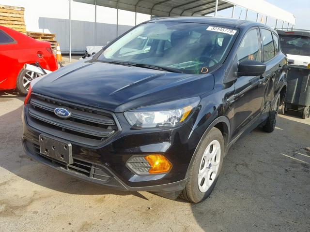 1FMCU0F79JUB26305 - 2018 FORD ESCAPE S BLACK photo 2