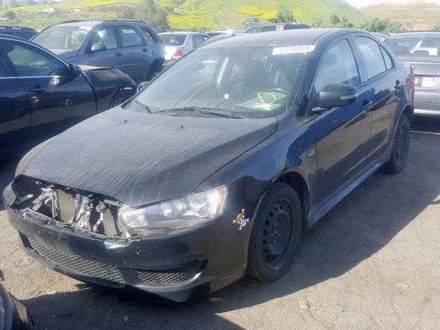 JA32U2FU4FU015734 - 2015 MITSUBISHI LANCER ES BLACK photo 2