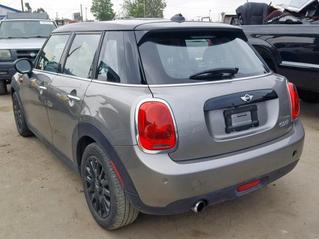 WMWXU1C55H2E18702 - 2017 MINI COOPER GRAY photo 3