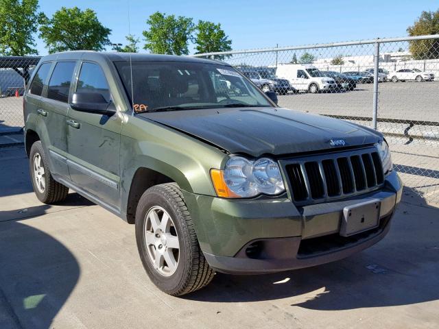 1J8GS48K78C246665 - 2008 JEEP GRAND CHER GREEN photo 1