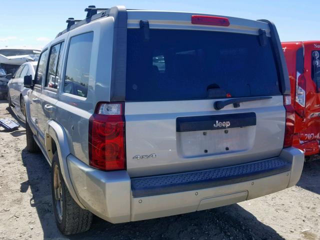 1J8HG48K67C661562 - 2007 JEEP COMMANDER SILVER photo 3