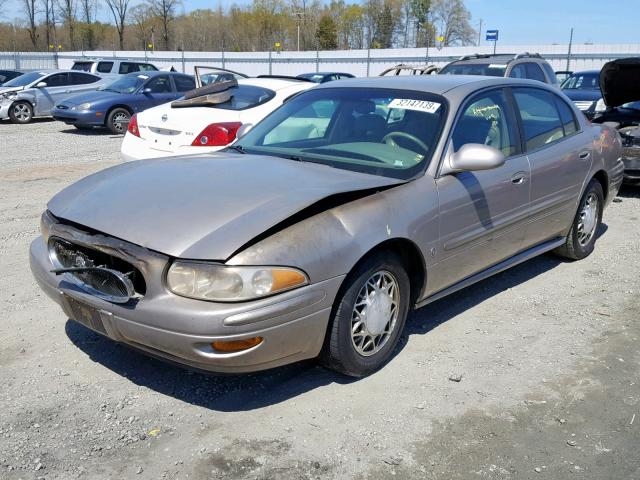 1G4HP54K014171442 - 2001 BUICK LESABRE CU GOLD photo 2