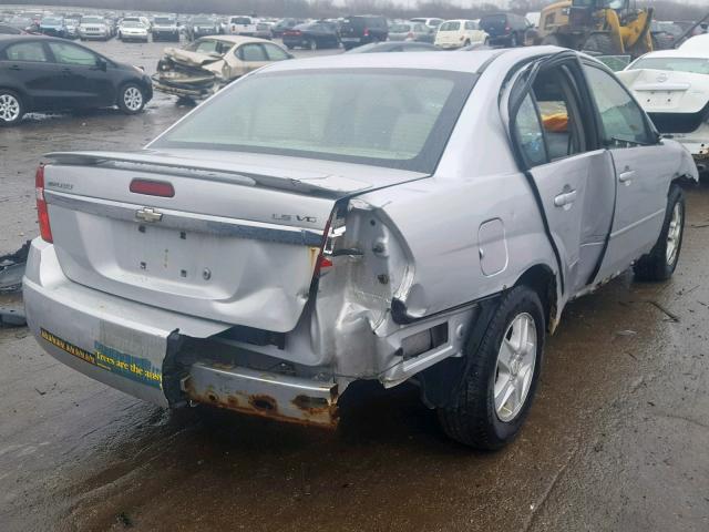 1G1ZT54815F178489 - 2005 CHEVROLET MALIBU LS SILVER photo 4