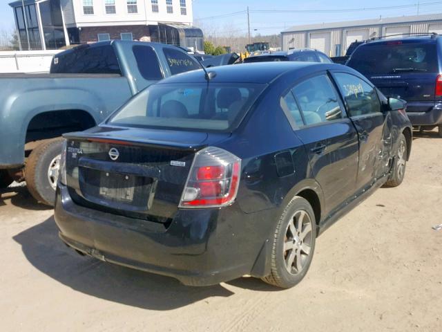 3N1AB6AP3BL723251 - 2011 NISSAN SENTRA 2.0 BLACK photo 4