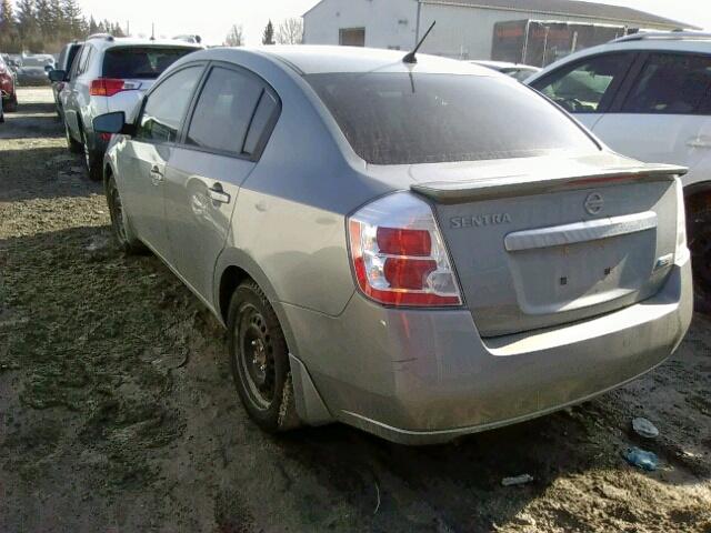 3N1AB6AP8CL614401 - 2012 NISSAN SENTRA 2.0 GRAY photo 3