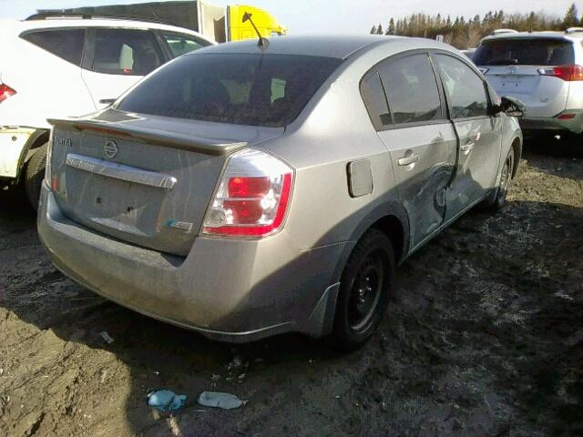 3N1AB6AP8CL614401 - 2012 NISSAN SENTRA 2.0 GRAY photo 4