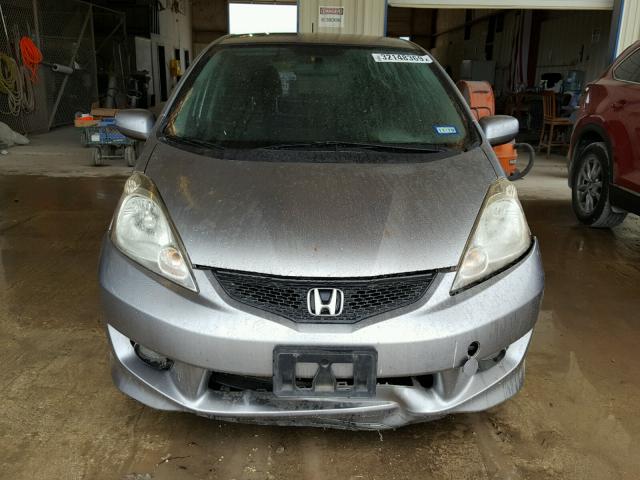 JHMGE886X9S056938 - 2009 HONDA FIT SPORT SILVER photo 9