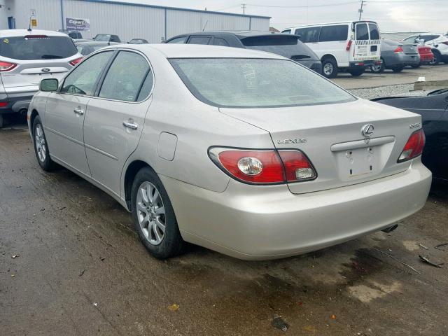 JTHBA30GX45010451 - 2004 LEXUS ES 330 CREAM photo 3