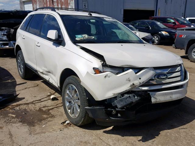 2FMDK3JC3ABB07996 - 2010 FORD EDGE SEL WHITE photo 1