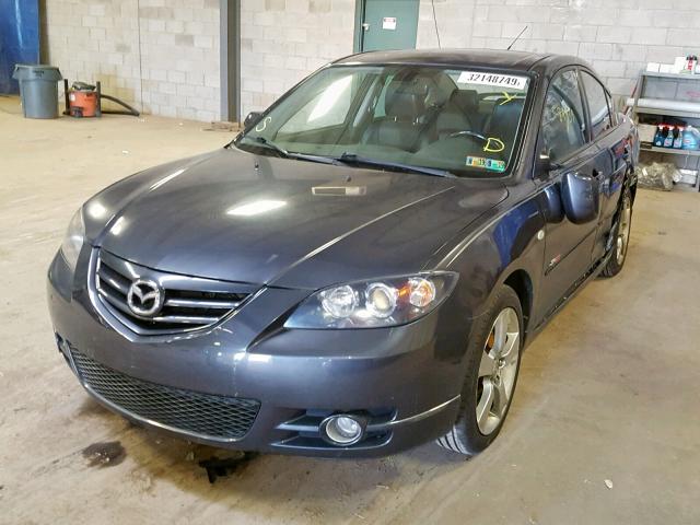 JM1BK323251326203 - 2005 MAZDA 3 S GRAY photo 2