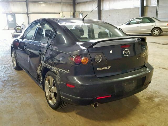 JM1BK323251326203 - 2005 MAZDA 3 S GRAY photo 3