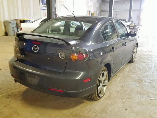 JM1BK323251326203 - 2005 MAZDA 3 S GRAY photo 4