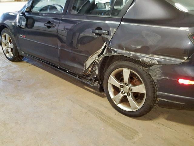 JM1BK323251326203 - 2005 MAZDA 3 S GRAY photo 9