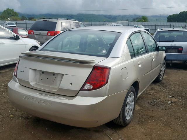 1G8AZ52F83Z151350 - 2003 SATURN ION LEVEL TAN photo 4