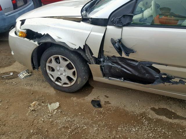 1G8AZ52F83Z151350 - 2003 SATURN ION LEVEL TAN photo 9