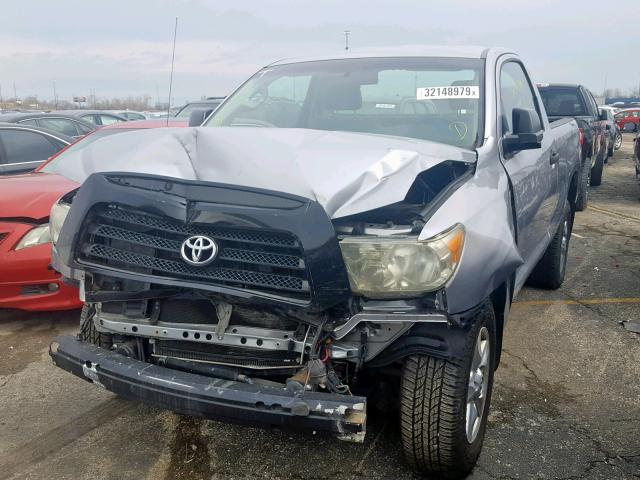 5TFKV52117X001169 - 2007 TOYOTA TUNDRA SILVER photo 2