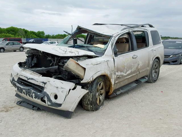 5N1BA08D58N608913 - 2008 NISSAN ARMADA SE WHITE photo 2