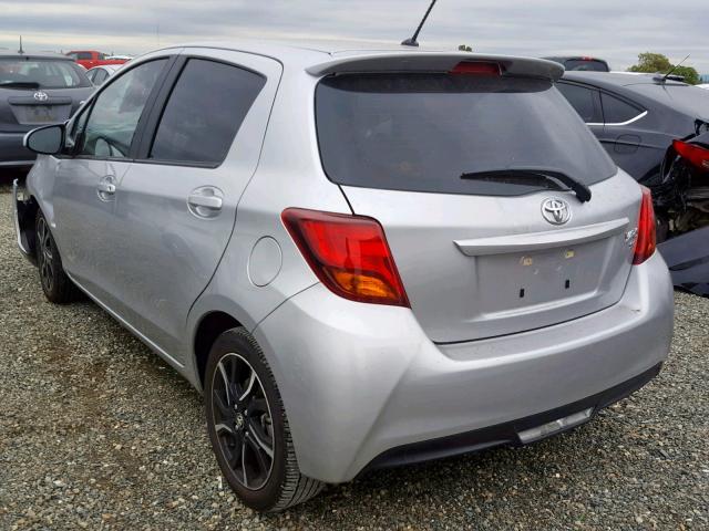 VNKKTUD37HA074086 - 2017 TOYOTA YARIS L SILVER photo 3