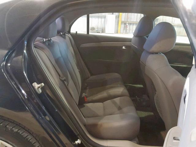 1G1ZB5EB5AF193293 - 2010 CHEVROLET MALIBU LS BLACK photo 6