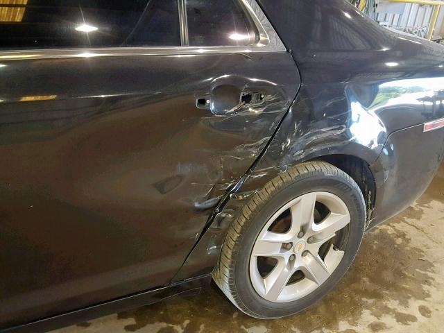 1G1ZB5EB5AF193293 - 2010 CHEVROLET MALIBU LS BLACK photo 9