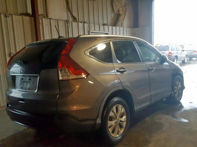 5J6RM3H72CL040009 - 2012 HONDA CR-V EXL GRAY photo 4