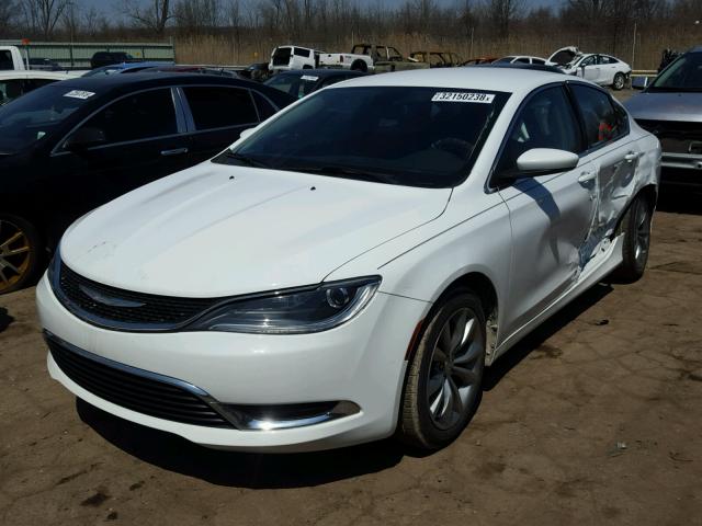 1C3CCCAB7FN680940 - 2015 CHRYSLER 200 LIMITE WHITE photo 2