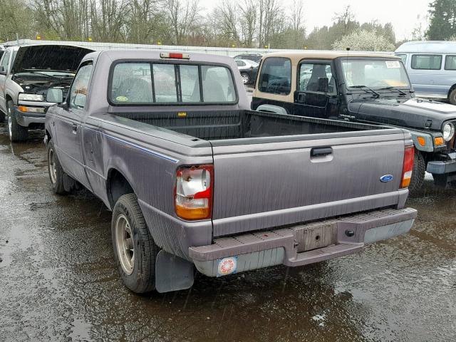 1FTCR10A0VUA21254 - 1997 FORD RANGER SILVER photo 3