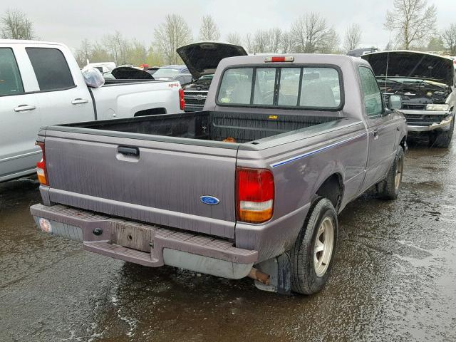 1FTCR10A0VUA21254 - 1997 FORD RANGER SILVER photo 4