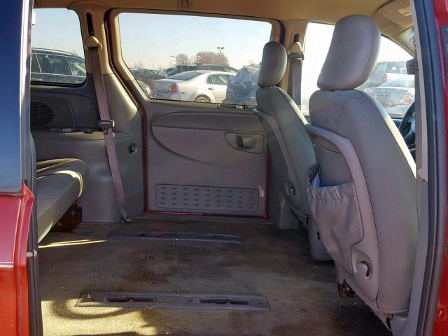 1D4GP25B15B371389 - 2005 DODGE CARAVAN SE RED photo 6