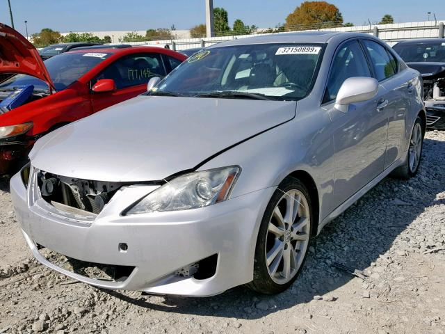 JTHBK262672046209 - 2007 LEXUS IS 250 GRAY photo 2