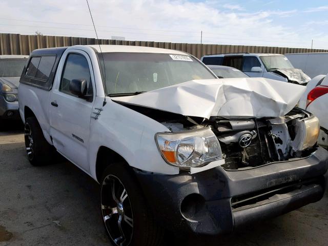 5TENX22N36Z190746 - 2006 TOYOTA TACOMA WHITE photo 1