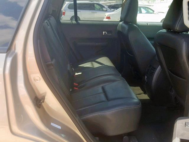 2FMDK48C17BB31976 - 2007 FORD EDGE SEL GOLD photo 6