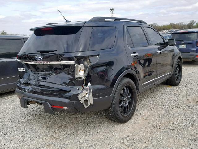 1FMHK7F84BGA68441 - 2011 FORD EXPLORER L BLACK photo 4