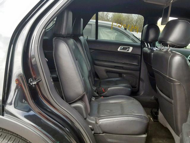 1FMHK7F84BGA68441 - 2011 FORD EXPLORER L BLACK photo 6