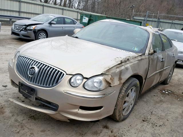 2G4WC582181194912 - 2008 BUICK LACROSSE C TAN photo 2