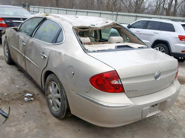 2G4WC582181194912 - 2008 BUICK LACROSSE C TAN photo 3