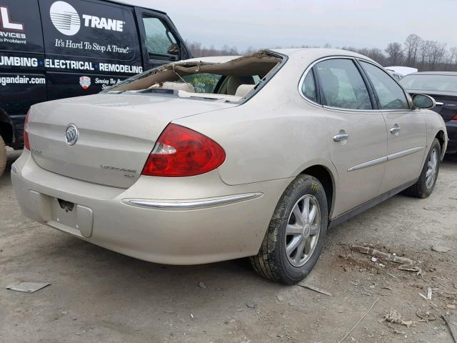 2G4WC582181194912 - 2008 BUICK LACROSSE C TAN photo 4