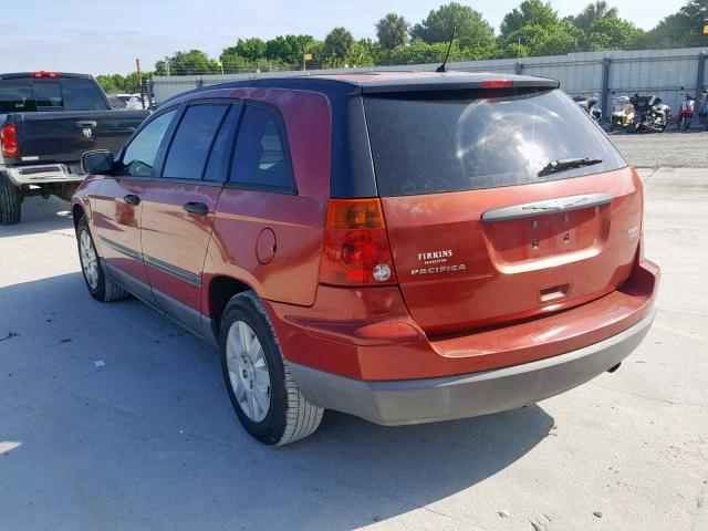 2A8GM48L47R202485 - 2007 CHRYSLER PACIFICA RED photo 3