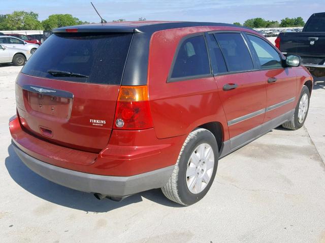 2A8GM48L47R202485 - 2007 CHRYSLER PACIFICA RED photo 4