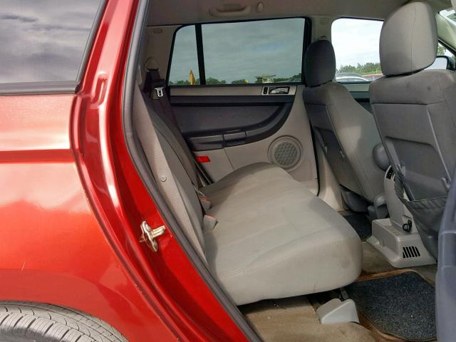 2A8GM48L47R202485 - 2007 CHRYSLER PACIFICA RED photo 6