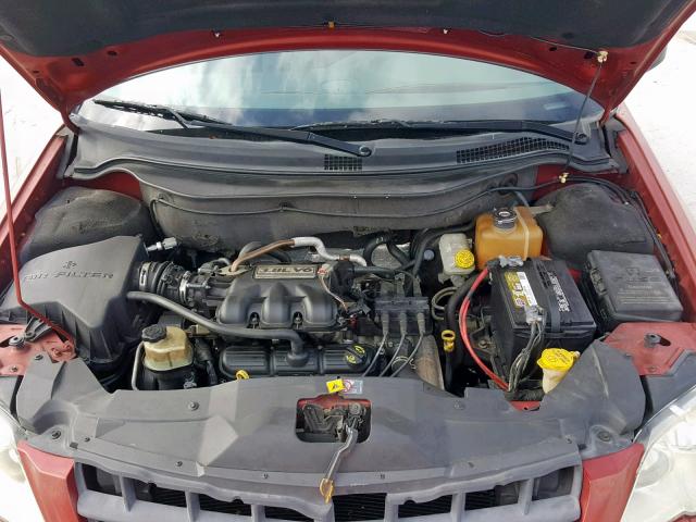 2A8GM48L47R202485 - 2007 CHRYSLER PACIFICA RED photo 7