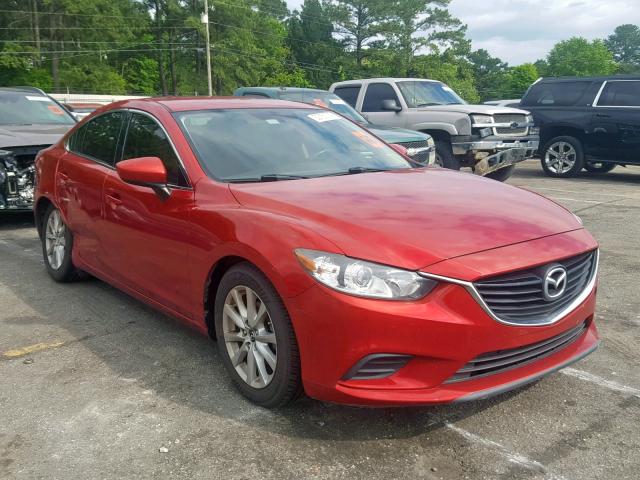 JM1GJ1U52F1181936 - 2015 MAZDA 6 SPORT RED photo 1